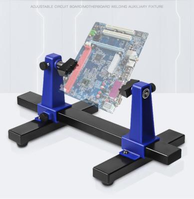 eyeplay-ที่จับแผ่นวงจร ตัวจับบอร์ด สำหรับงานซ่อม ที่จับชิ้นงาน ตัวจับบอร์ด อุปกรณ์ช่วยจับชิ้นงานอิเล็กทรอนิกส์ ช่วยให้งานถอดชิ้นส่วนบนบอร์ดง่ายขึ้น แนะนำ แข็งแรง JIG Soldering Stand CLAMP  SN-390