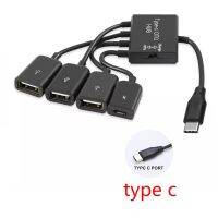 Type-C USB สายอะแดปเตอร์ OTG USB 3.0 USB ตัวผู้ Micro อะแดปเตอร์ตัวเมียฮับ USB สำหรับเหมาะสำหรับ Samsung Seagate WD 3.5ฮาร์ดดิสก์ SSD เหมาะสำหรับ Xiaomi ที่เหมาะกับ Huawei