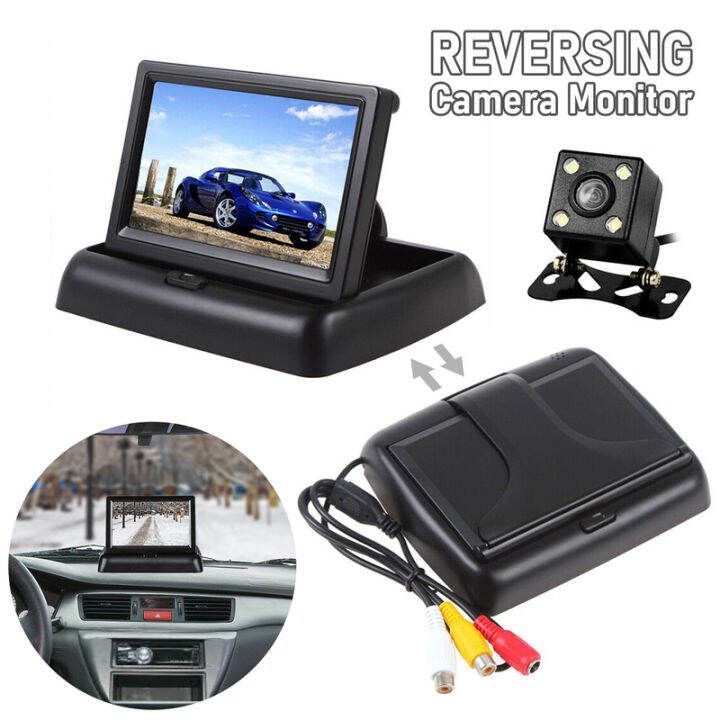 Car Rear View Backup Monitor Professional 4.3inch 12V DC Reverse Camera