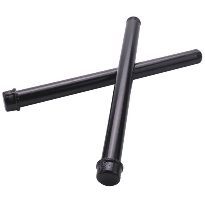 11 Inch Industrial Black Iron Pipe Shelf Bracket, Steampunk Decor