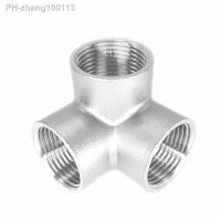 Stainless Steel 304 1/2 quot; 3/4 quot; 1 quot; Female BSP Thread Pipe Fitting 3 way Equal Cross Connector