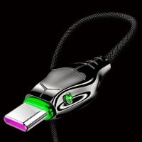 ASFVD อะแดปเตอร์ไฟ LED พร้อมสายชาร์จ USB-C สายดาต้าอุปกรณ์เสริมสำหรับโทรศัพท์หัวงูสายชาร์จเร็ว LED สายสายโทรศัพท์ชาร์จเร็วสาย USB Type C