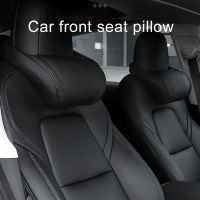 Car Neck Pillows For Tesla Model 3 Y X S PU Leacher Head Support Protector Universal For Tesla Model Y Backrest Cushion Headrest