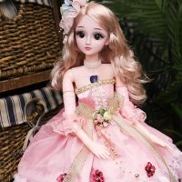 [COD]Light Doll Barbie Doll Set Large Girl Toy60cm Large Barbie Princess Mermaid Doll Children Play House Bir00