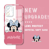 เคส PMP สำหรับ OPPO Reno6 5G Reno6 Z 5G Reno7 5G Reno7 Z 5G ต้นฉบับ Micky Minie Mouse Daisy Duck Angel เคสโทรศัพท์ปลอกอ่อนเคสโทรศัพท์เคสมือถือใสป้องกันกล้องคลุมทั้งหมด