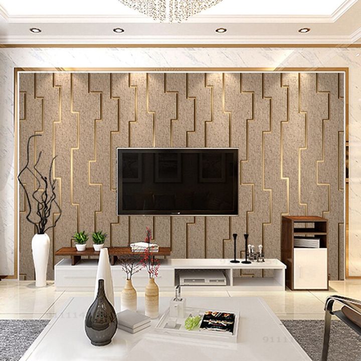 non woven Royal Pattern TV Wall Wallpaper, For Home, Size: Custom