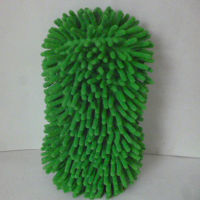 1PC Chenille Microfiber Coral Velvet Car Wash Sponge Block Car Glove Car Wash Tools Car Cleaning Supplies Cloth Towel Glove L26