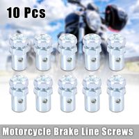 X Autohaux Universal 10Pcs Brake Line Cable Wire Fixed Screws Fastener for Motorcycle Motorbike