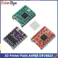 ชิ้นส่วนเครื่องพิมพ์3D พร้อมฮีทซิงค์ขับมอเตอร์สเต็ปเปอร์ DRV8825 A4988สำหรับ SKR V1.3 1.4 GTR ทางลาด V1.0 1.4 1.6 MKS GEN กระดาน V1.4