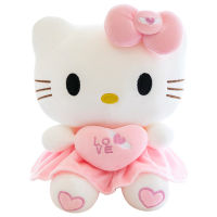 (ร้อน) การ์ตูน Sanrio H Ello K Itty ของเล่นตุ๊กตาอะนิเมะตัวเลข Kawaii แมวนุ่มตุ๊กตายัดตุ๊กตาสำหรับสาวเด็กของขวัญวันเกิด