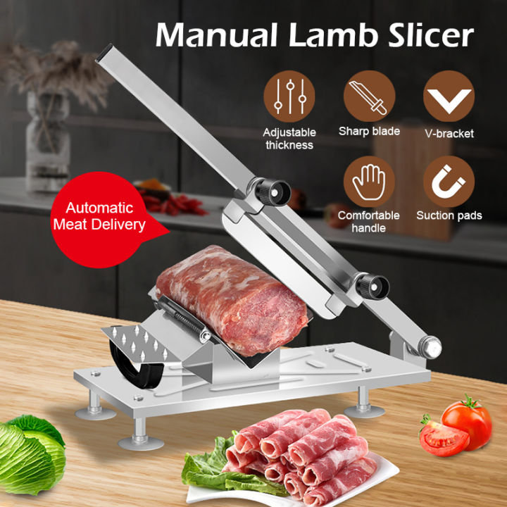 Samgyupsal Manual Meat Slicer Cutter Bacon Slicer Fat Beef And Mutton 