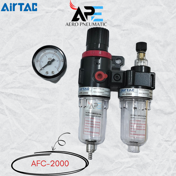 FILTER UDARA KOMPRESSOR / AIR REGULATOR AIRTAC AFC-2000 / AFC2000 1/4 ...