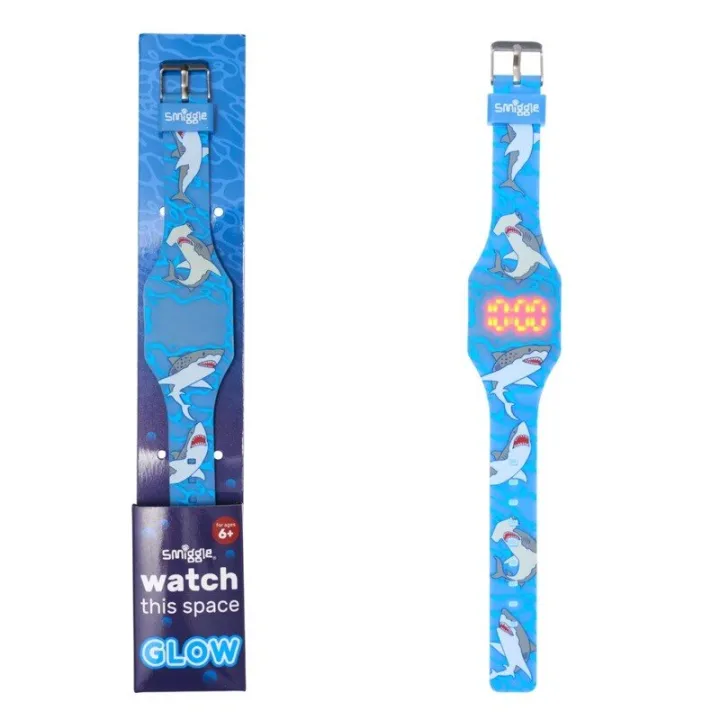 นาฬิกา Smiggle watch GLOWshark Lazada.co.th