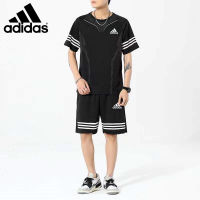 ADIDASชุดกีฬาลำลองผู้ชายระบายอากาศ