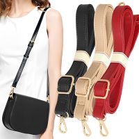 Fashion PU Leather Shoulder Strap Crossbody Bag Strap 125cm Long Double-layer Replacement Bag Belt DIY Buckle Bag Accessories