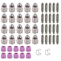 52 PCS Plasma Cutter Torch Consumables KIT TIPS 40/50 / 60 Amp SG-55 AG-60 WSD-60