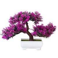 New Artificial Plants Pine Bonsai Small Tree Pot Plants Fake Flowers Potted Ornaments For Home Decoration Hotel Garden Decor