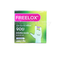 Freelox Joy ถุงยางอนามัยผิวไม่เรียบ แบบนุ่ม ขนาด 52 มม.3 ชิ้น