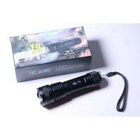 ไฟฉายแรงสูง ไฟฉายเดินป่า ไฟฉาย สินค้าเกรด A XML-T9 5000 Lumens LED Zoom Flashlight บริการเก็บเงินปลายทาง สำหรับคุณ