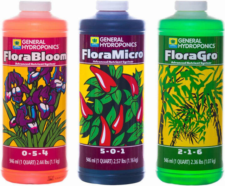 general-hydroponics-flora-series-floramicro-florabloom-floragro-3-part-hydroponic-nutrient-system-1-qt-bottles