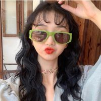 2021 Small Rectangle Sunglasses Women Trendy Vintage Sun Glasses nd Designer Hip Hop Narrow Square Female Eyewear