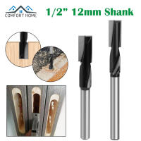 BSIDE ทำความสะอาดด้านล่าง Router Bit 12Mm 1/2 "Shank Spiral Trimming Knife Woodworking Milling Cutter Planing Tool