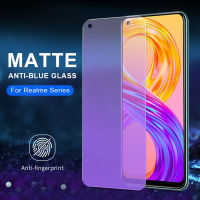 ฟิล์มกระจกนิรภัย เนื้อแมตต์ ป้องกันแสงสีฟ้า สำหรับ Realme GT Master GT2 8 8i 9i 9 Pro Plus 7 6 7i C17 C35 C2 3 5 5i 6i C3 C11 C12 C15 C20Y C21 C21Y C31 C25 C25S c25Y C33 C53 C55 10T X50 X7 X3 SuperZoom XT Narzo 20 Pro 30A 50i 50A Prime 50