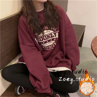 Zoey.Studio เสื้อฮู้ด เสื้อแขนยาวอบอุ่น หลวมและสบาย แฟชั่น สบายๆ สไตล์ เท่ WWY23000KQ 41Z231013