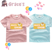 ⭐Grace‘s⭐ ?Kid‘s T-Shirts ?เด็ก,แขนสั้น,กางเกงกันยุง,สูท,น่ารัก,ดูดซับเหงื่อ,ผ้าฝ้าย,ระบายอากาศได้,เย็นสบาย，มีสไตล์ จัดส่งรวดเร็ว จัดส่งในพื้นที่