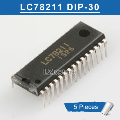 5ชิ้นชิป LC78211 78211 DIP-30ฟังก์ชันอะนาล็อกชิปแปลงสวิตช์ IC แบบใหม่ดั้งเดิม