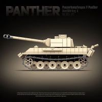 Holiday Discounts WW2 Military Panzer Panther Medium Tank Panzerkampfwagen V Panther Building Blocks World War II Figures Bricks Model Toys Gift