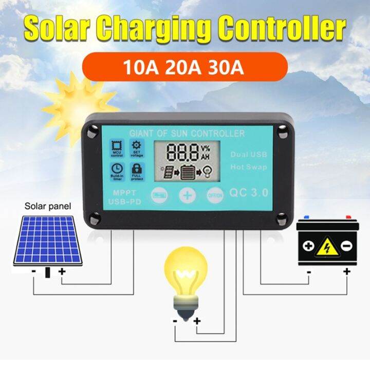 mppt-solar-charge-controller-multiple-protection-solar-solar-qc3-0-controller-with-lcd-screen