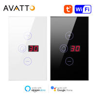 AVATTOหม้อต้มน้ำ WiFi อัจฉริยะ4400W ระบบยุโรป/สหรัฐทำงานร่วมกับ Alexa G-Oogle สวิทช์เครื่องทำน้ำอุ่นอัจฉริยะ