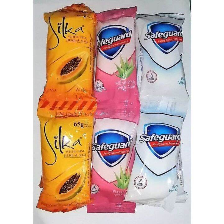 SAFEGUARD Soap Pink SAFEGUARD Soap White SILKA Papaya Orange per pcs ...