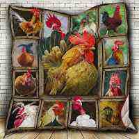 I love chickens 3D fleece blanket