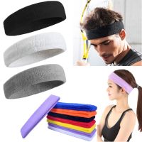 【cw】 1pc Women/Men Headband Stretch Sweat Sweatband Hair Band Elasticity Headwear Safety