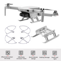 พับ L Anding Gear ขยายความสูงขาสนับสนุนป้องกันขาตั้งกล้องยืนลื่นไถลสำหรับ DJI Mini Semini 2 Mavic อุปกรณ์เสริมจมูก