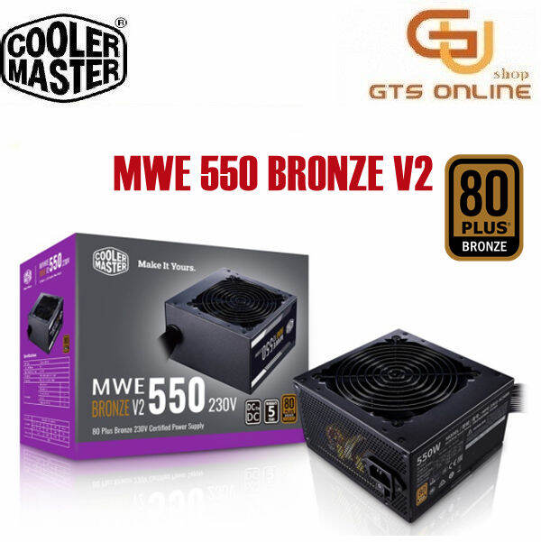 Cooler Master MWE 550 BRONZE V2 230V 550W 80+ Bronze Power Supply | Lazada