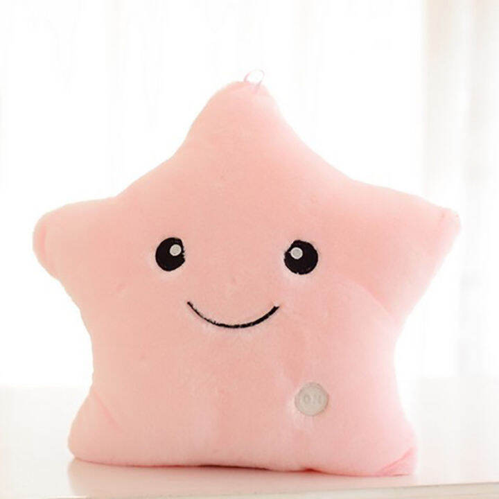 creative-star-luminous-หมอนน่ารัก-led-light-ตุ๊กตา-plush-ของเล่นโซฟาหน้าแรกตกแต่งเบาะนุ่มที่มีสีสันสีฟ้าสีชมพูน่ารัก-gift