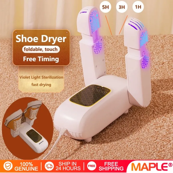 ☞Electric Sterilization Shoe Dryer With Timer Uv Folding Intelligent ...