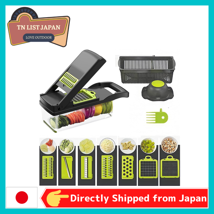 【Shipping from Japan】Slicer Shredder 8 in 1 Multifunctional Slicer