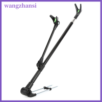 Wangzhansi ที่วางเบ็ดตกปลายืดหดได้,ปรับได้1.7เมตร2.1เมตรกันลื่นพับได้อุปกรณ์ตกปลาสแตนเลส