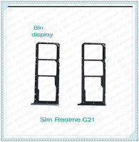 "SIM Realme C21 อะไหล่ถาดซิม ถาดใส่ซิม Sim Tray (ได้1ชิ้นค่ะ) อะไหล่มือถือ คุณภาพดี Bin Display"