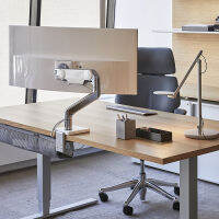 Humanscale By OMP ขาตั้งจอคอม ขาตั้งมอนิเตอร์ Monitors Arms รุ่น M8.1 สี Polished Aluminum with White Trim ( 15 Years Warranty )