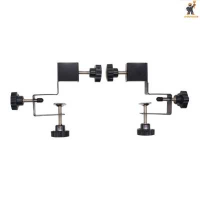 {HOT}2Pcs Drawer Front Installation Clamps Adjustable Woodworking Hardware Aids เครื่องมืออุปกรณ์เสริม