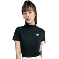 ✔♤○ Womens Golf Shirts Summer Solid Color Golf Clothing Short Sleeve Leisure Golf Wear Quick Drying Breathable T shirt