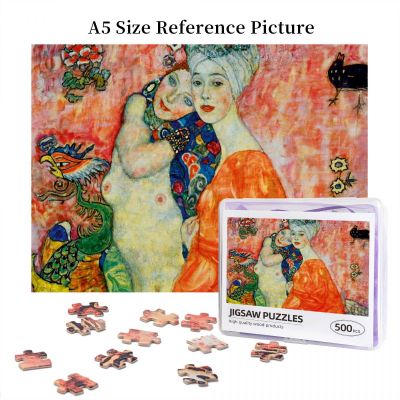Gustave Klimt - The Women Friends, 1917 Wooden Jigsaw Puzzle 500 Pieces Educational Toy Painting Art Decor Decompression toys 500pcs