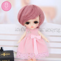 Wig For Doll BJD L12# free shipping size 9cm 112 high-temperature wig short hair bjd sd doll Wigs in beauty Baby Hair