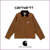 Carhartt Wip Carhart Heavyweight ดีทรอยต์ผ้าใบเสื้อแจ็คเก็ตผู้ชายอเมริกันและผู้หญิงโมเดลน้ำขึ้นน้ำลง