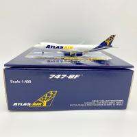 1:400 B747-8F Dreamlifter ATLAS AIR Airlines กับล้อชุดเกียร์ลงจอดโลหะผสมเครื่องบินโมเดลตั้งโชว์สะสม